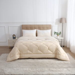 NORDICO ESTAMPADO REVERSIBLE C/COJIN DAMASCO BEIGE