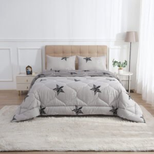 NORDICO ESTAMPADO REVERSIBLE C/COJIN ESTRELLA