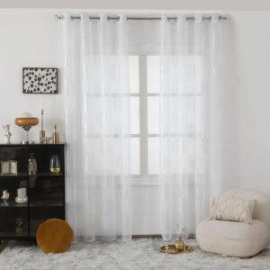 VISILLO ESTAMPADO CIRCULO 140X260CM