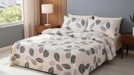 juego de sabanas estampada