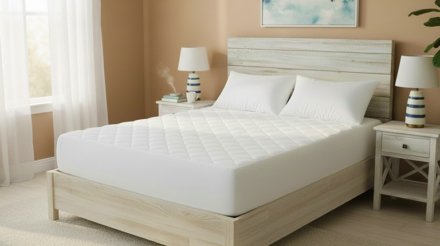 protector de colch'on acolchado transpirable