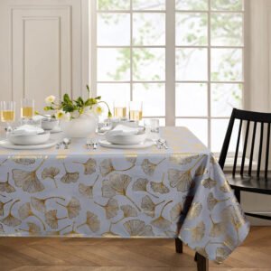 MANTEL ESTAMPADO GRIS CLARO IMPERMEABLE