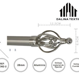 6 UNIDADES DE ACCESORIO DE BARRA DE CORTINA