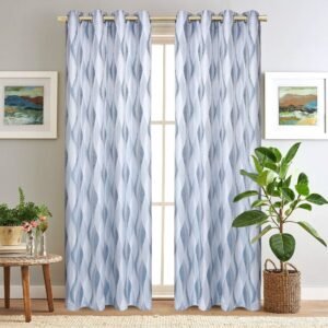 CORTINA SEMI-OPACA AZUL 140X240CM