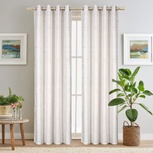 CORTINA SEMI-OPACA RAYAS AZULES 140X240CM